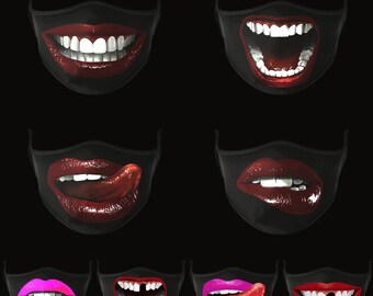 Big Mouth Mask Etsy
