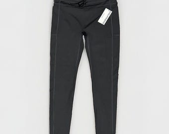 Leggings compresivos negros Girlfriend Collective talla 3XL, 31 de largo. Bolsillo con cordón ajustable.