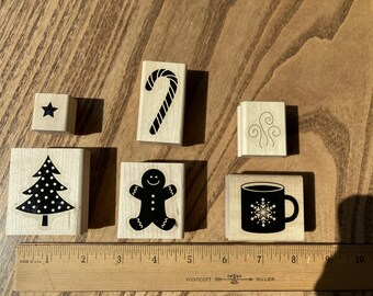 Rubber Stamp Set, 6 Piece Stampin' Up! Scentsational Season, Discontinued