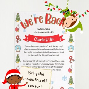 Elf Arrival Letter