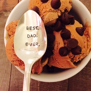 Flynn and Grace Papa/'s ice cream spoon Daddy/'s ice cream spoon personalized ice cream spoon ice cream lover gift