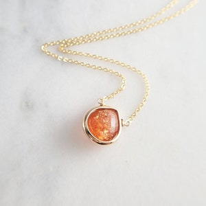 Sunstone Necklace, Necklaces for Women / Handmade Jewelry / Sunstone Pendant, Crystal Healing, Gemstone Necklace, Dainty Necklace, Layered