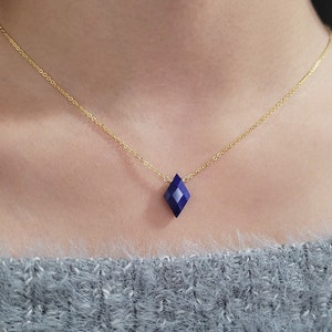 Lapis Lazuli Necklace, December Birthstone / Handmade Jewelry / Gemstone Necklace, Birthstone Necklace, Necklaces for Women, Dainty Necklace