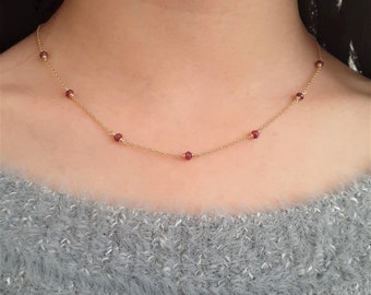 Ruby Choker - Etsy