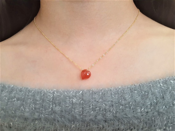 Carnelian Necklace Carnelian Pendant 