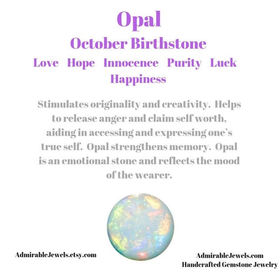 Meaning What Stone Is October Birthstone Opal Stone October Outlet