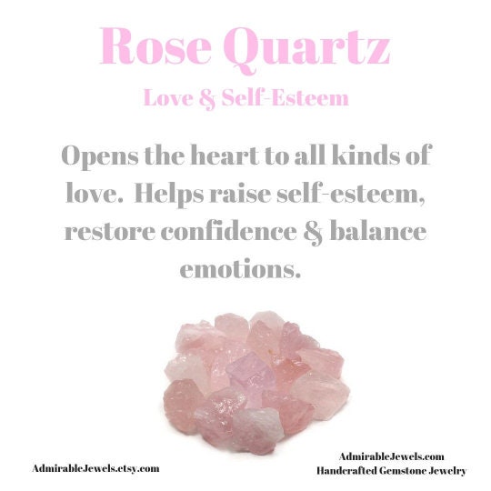 Dainty Rose Quartz Bracelet Bracelets for Women / Handmade | Etsy