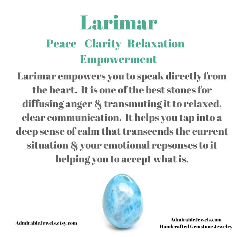 Larimar Healing Properties