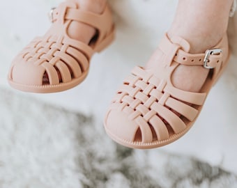 infant baby girl jelly sandals