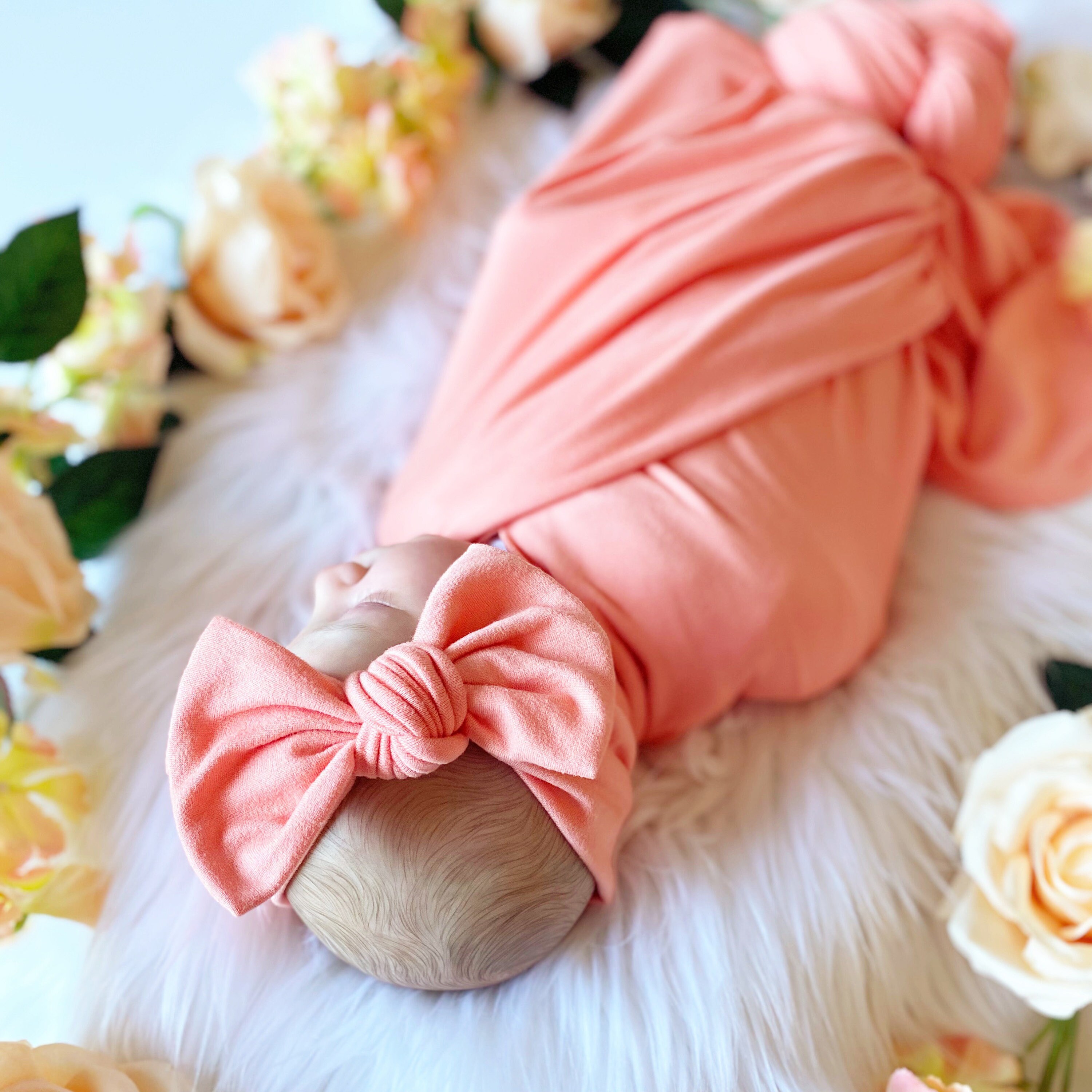 Peach Swaddle Etsy Canada