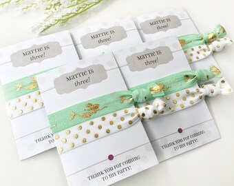 Mermaid Party Favors for Girls, Hair Tie Party Favors for Kids, Mermaid Birthday Party Favors, Mermaid Party Decor, Birthday Party Supplies
