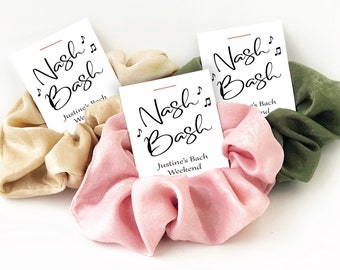 Nashville Bachelorette Party Favors, Nash Bash, Scrunchie Favors, Nashville Party Favors, Nashville Bach Hair Tie Favors