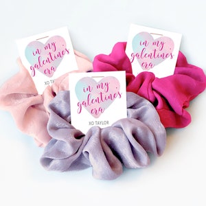 In My Galentine's Era, Hair Scrunchie Galentine Day Gift, Galentines Gift for Friends, Galentine's Party Favors, Galentine Party Supplies