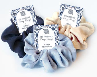 She Found Her Honey Honey Bachelorette Party Favors, Hair Scrunchie, Greek Bachelorette, Last Disco Dancing Bach, Last Disco Bachelorette