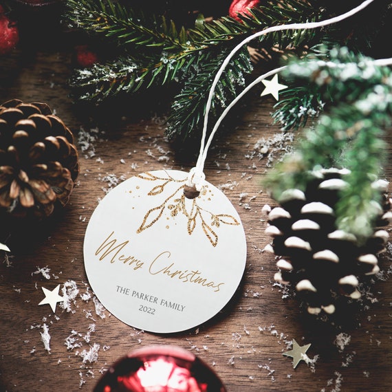 Christmas Gift Tags Template, Printable Round Square or Rectangle Tags -  PlumPolkaDot