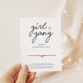 Girl Gang Make A Wish Bracelet, Galentines Day Gift for Friends, Galentines Day Card, Galentine's Day Party Favors, Galentines Card product logo
