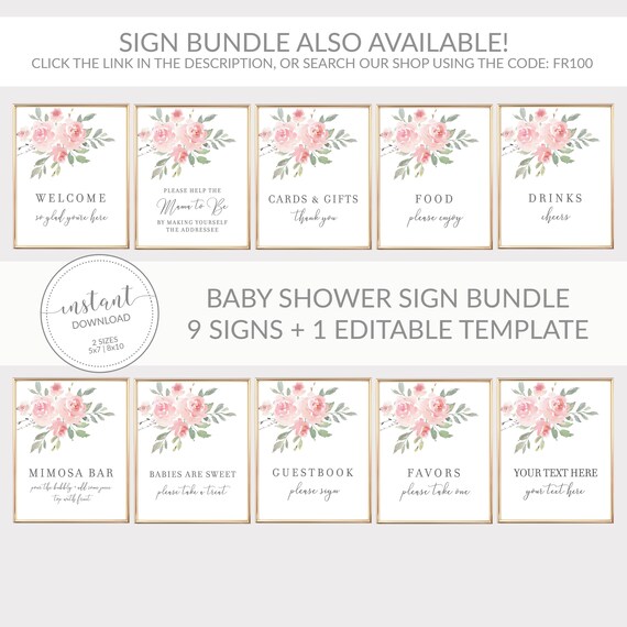 Peach and best sale mint baby shower