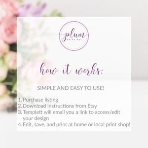 80th Birthday Invite Template, Boho Rose 80th Birthday Invitation For Women, 80 Years Loved Birthday Party Printable, INSTANT DOWNLOAD BR100 image 7