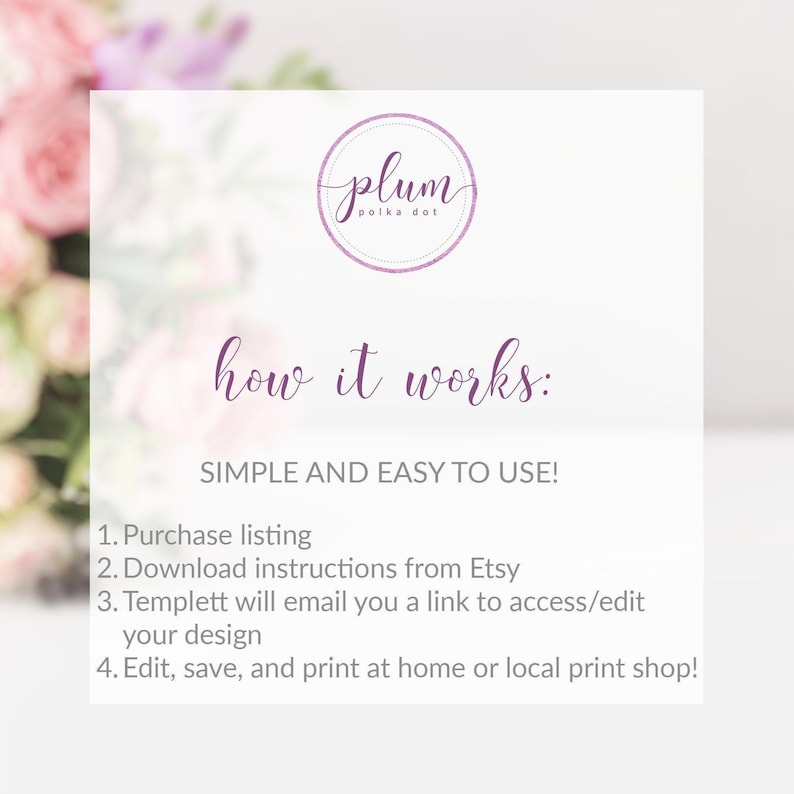 80th Birthday Invite Template, Boho Rose 80th Birthday Invitation For Women, 80 Years Loved Birthday Party Printable, INSTANT DOWNLOAD BR100 image 7