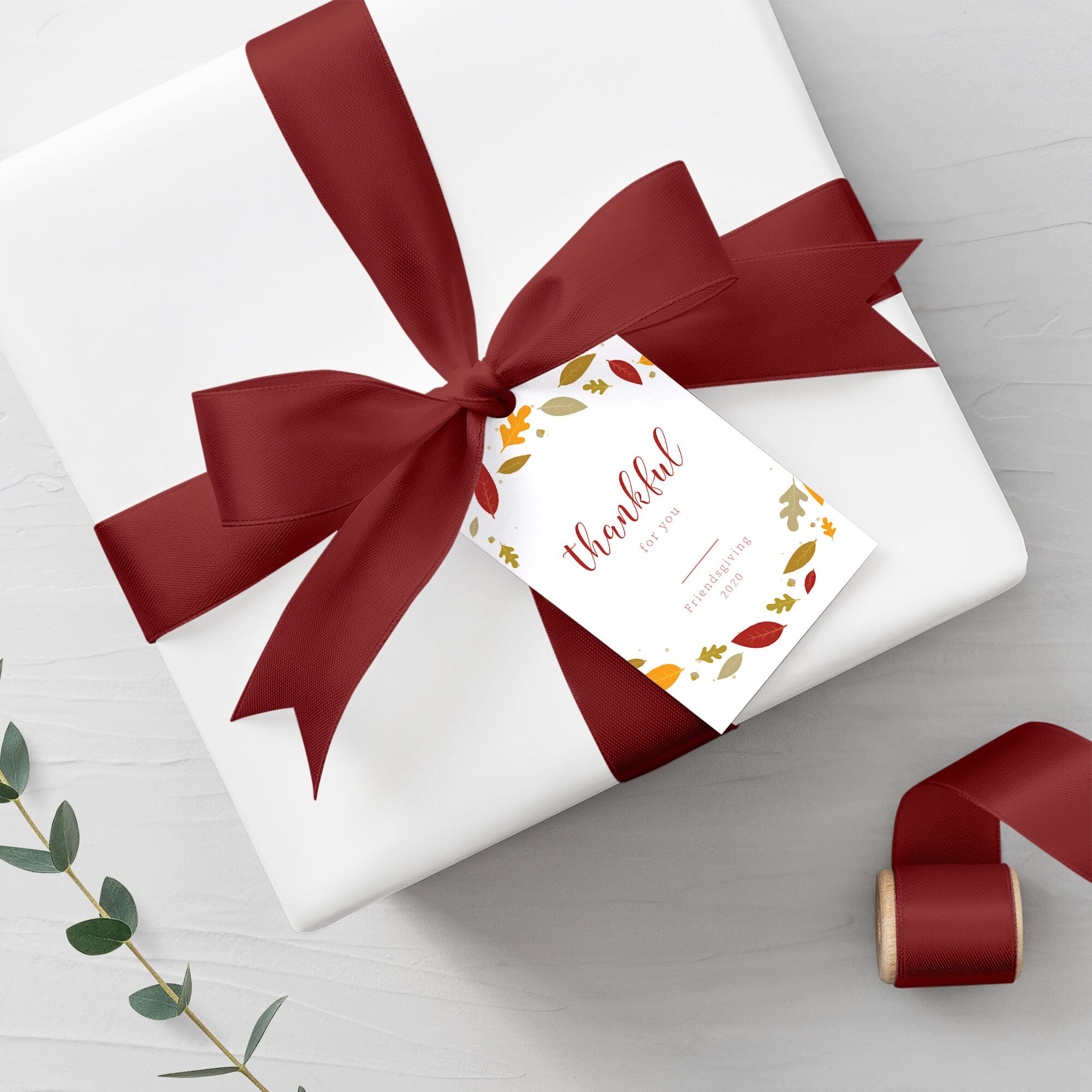 Friendsgiving Gift Tag Printable Personalized Friendsgiving | Etsy