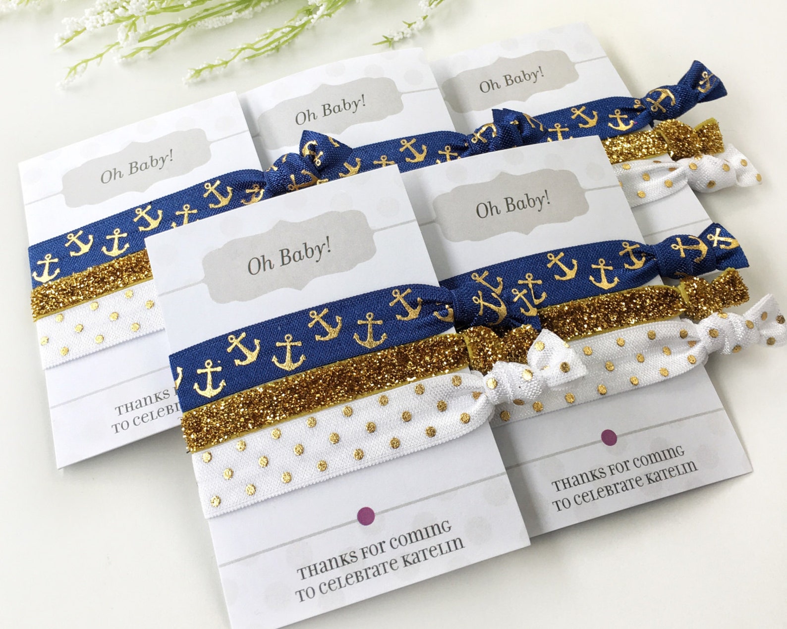 Nautical Baby Shower Favors Boy Anchor Party Decorations Etsy