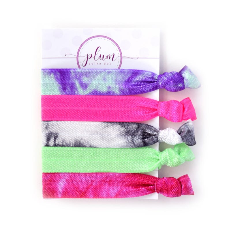 Tie Dye Hair Ties Stocking Stuffer For Teen Girls Gifts Etsy