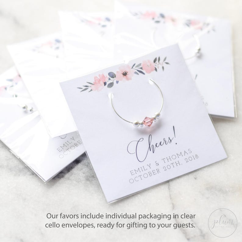 Winery Bachelorette Party Favors, Purple Bachelorette Party Decorations, Wine Bachelorette Theme, Personalized Bachelorette Wine Charms image 7