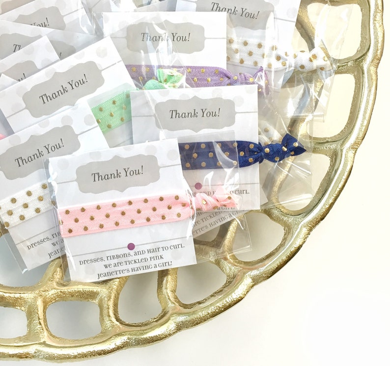 Polka Dot Baby Shower Favors Baby Shower Thank You Gifts Etsy Canada