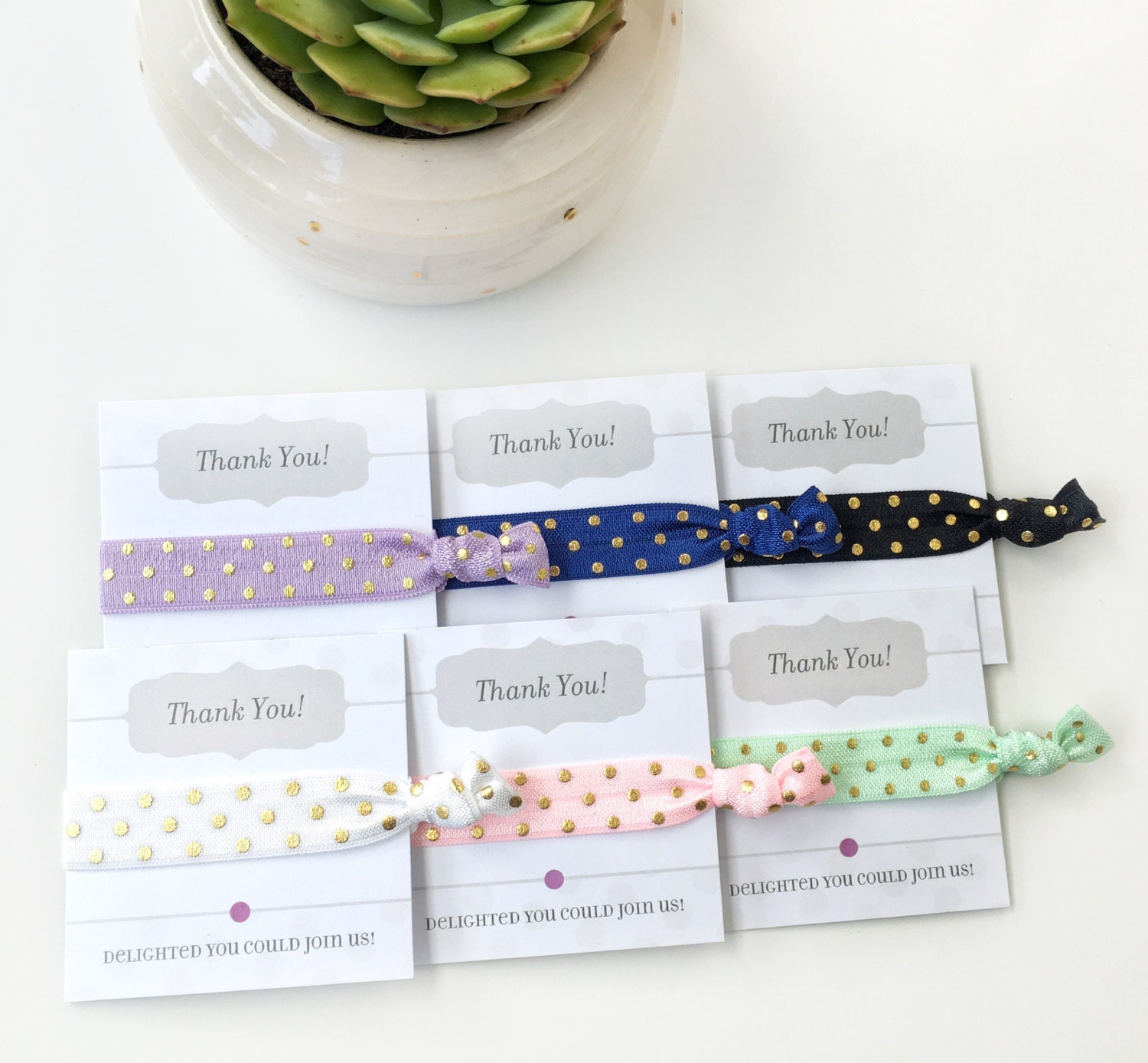Polka Dot Party Favors for Women, Bridal Shower Thank You Gifts