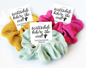 Scottsdale Bachelorette Party Favors, Haargummis, Scottsdale Vor dem Schleier, Arizona Bachelorette Party Favor, Scottsdale Bach