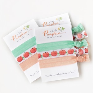 Little Pumpkin Baby Shower Favors, A Little Pumpkin is On The Way Baby Shower, Pumpkin Baby Shower Decorations - HP100
