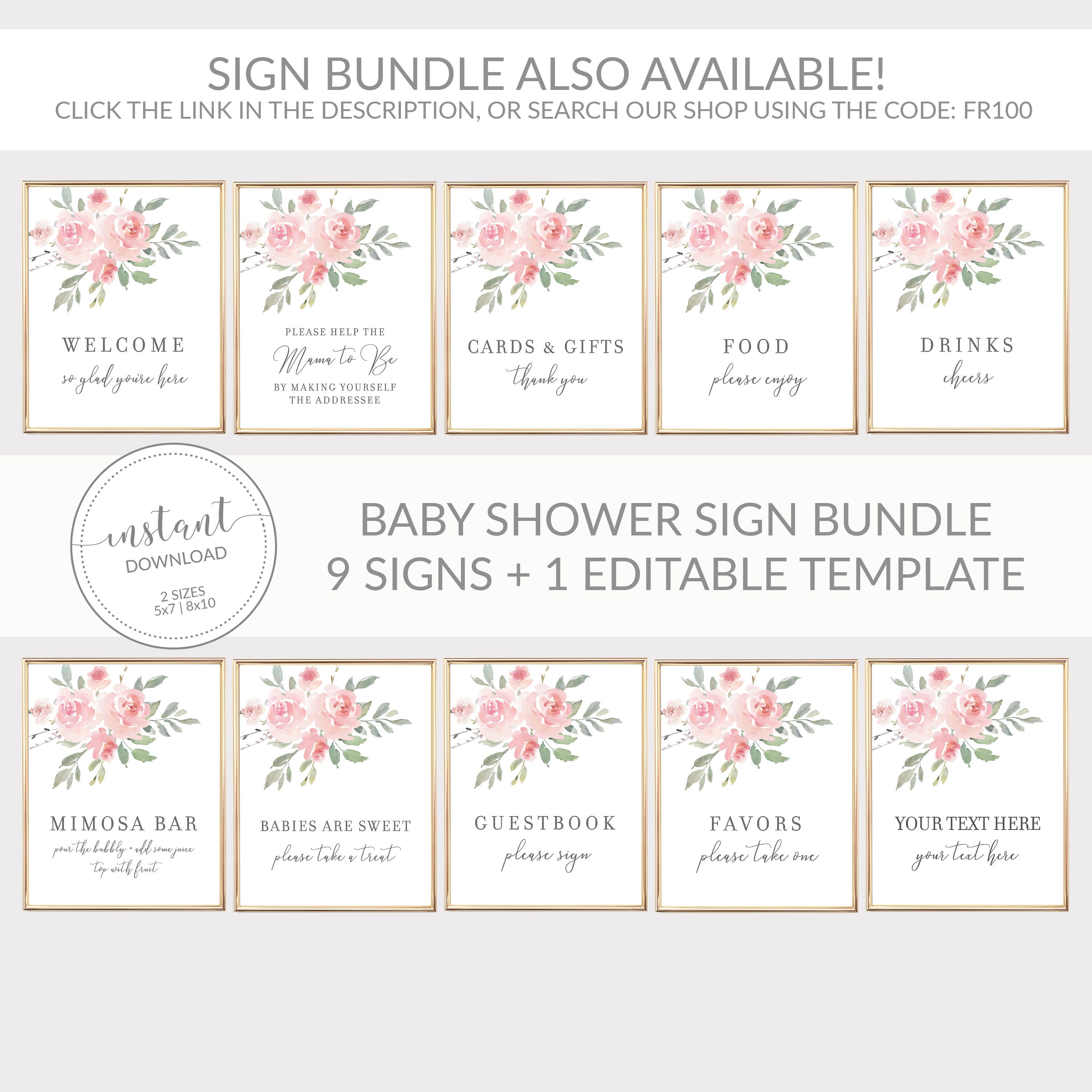 Baby Shower Address an Envelope Sign Baby Shower Signs | Etsy