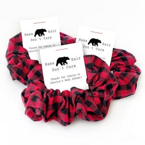 Bear Theme Baby Shower Favors Boy Hair Scrunchie Camping Baby - Etsy