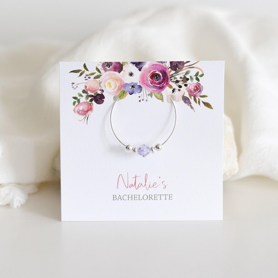 Winery Bachelorette Party Favors, Purple Bachelorette Party Decorations, Wine Bachelorette Theme, Personalized Bachelorette Wine Charms