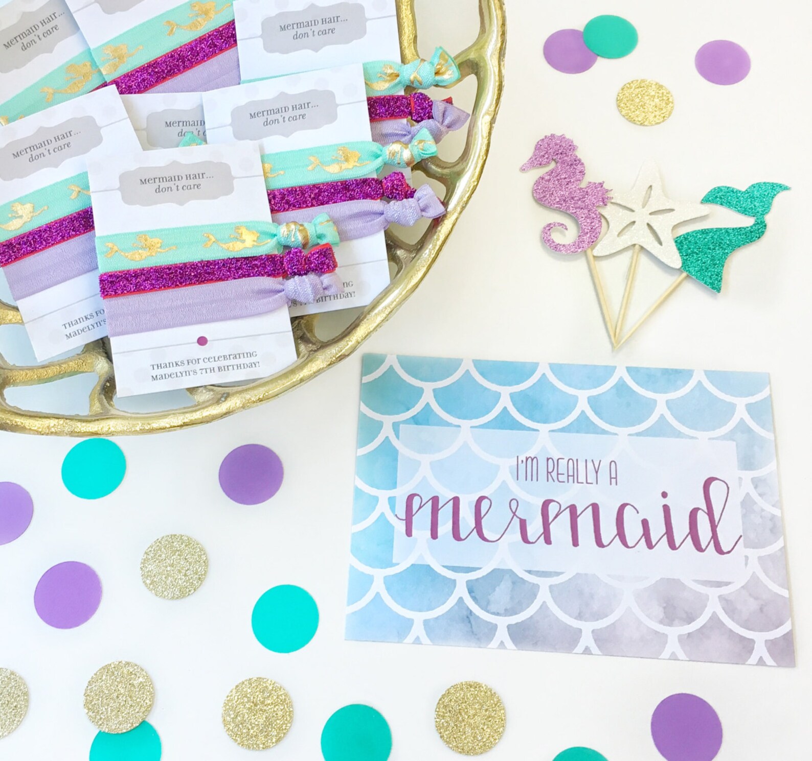 Mermaid Party Favors for Kids or Adults Unique Birthday Etsy