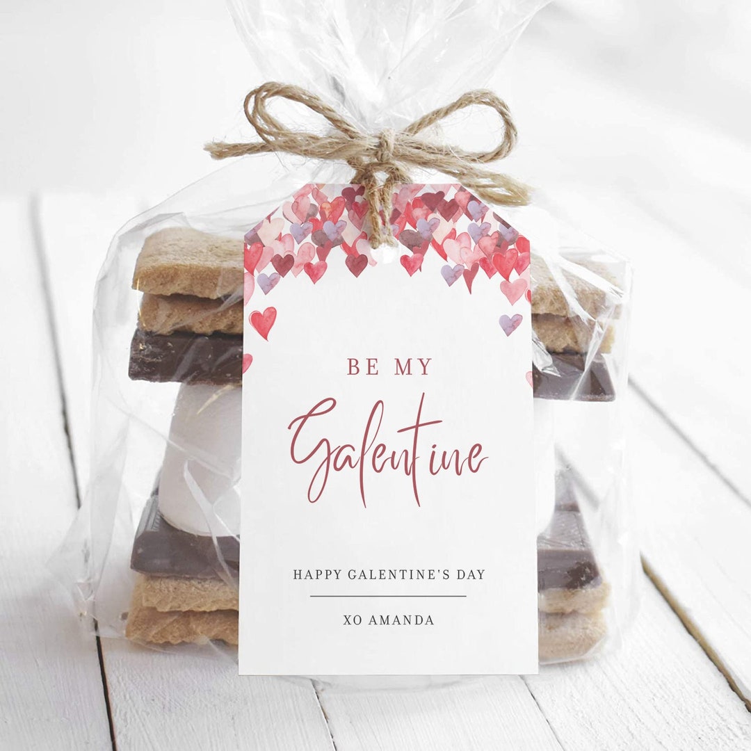 Printable Galentines Gift Tags, Galentines Day Favor Tags Template ...
