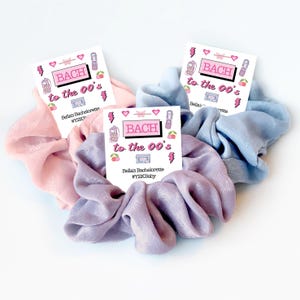 Bach to The 00s Party Favors, Hair Scrunchies, Millennial Bach 2000s Bachelorette, Y2K Bachelorette Favors, Y2K Bachelorette, Millenium Bach