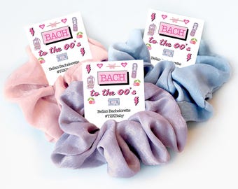 Bach to The 00s Party Favors, Hair Scrunchies, Millennial Bach 2000s Bachelorette, Y2K Bachelorette Favors, Y2K Bachelorette, Millenium Bach