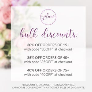 a pink flower bouquet with a white sign that says, sale discounts 30 %