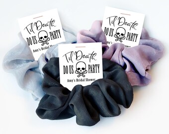 Til Death Do Us Party Bridal Shower Favors, Skull Theme Bridal Shower, Bride Or Die, Til Death Do Us Part, Halloween Bridal Shower