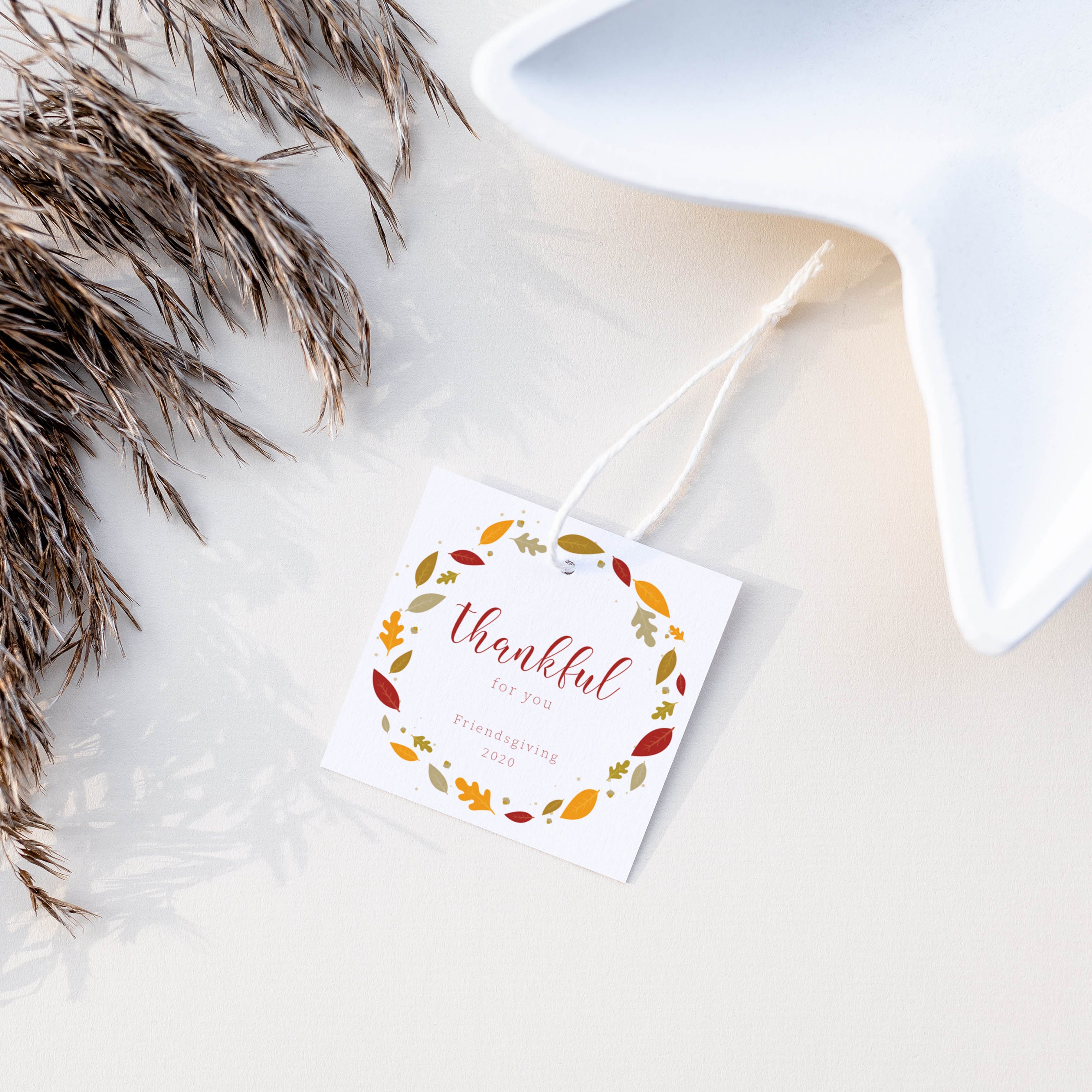 Friendsgiving Gift Tag Printable Personalized Friendsgiving | Etsy