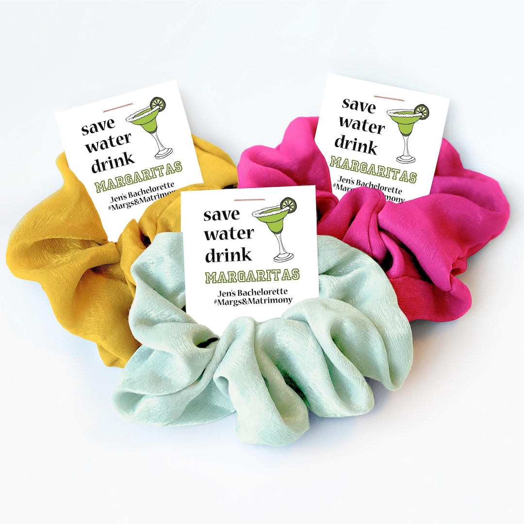 Margarita Bachelorette Party Favors, Hair Scrunchie, Fiesta ...