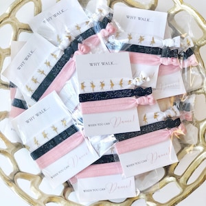 Ballet Party Favor, Ballet Recital Gift, Dance Recital Favor, Ballet Gifts for Girls, Ballet Birthday Party Favors, Ballerina Gift Hair Ties