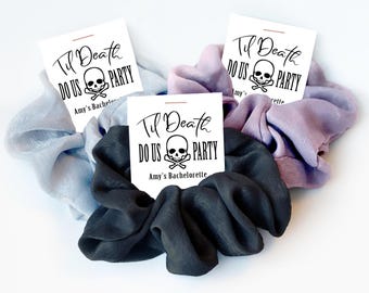 Til Death Do Us Party Bachelorette Favors, Skull Theme Bachelorette, Bride Or Die, Til Death Do Us Part, Halloween Bachelorette Party Favors
