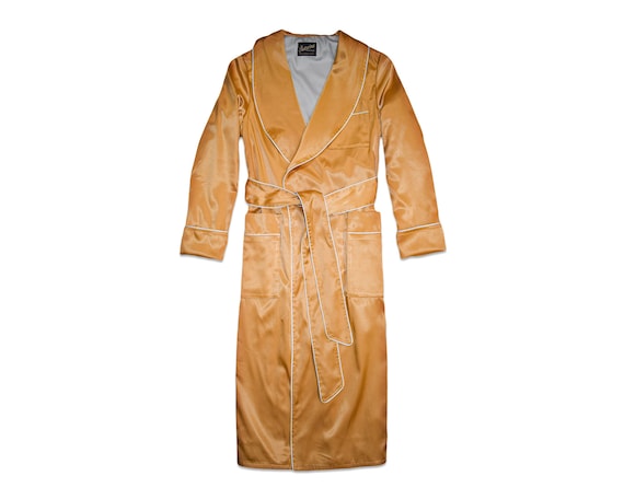 Blue Sohal Paisley Unlined Silk Dressing Gown | New & Lingwood