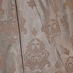 Mens Dressing Gown Baroque Cotton Velvet Dark Brown Black Classic Victorian Smoking Jacket Monogrammed Gents Housecoat image 6