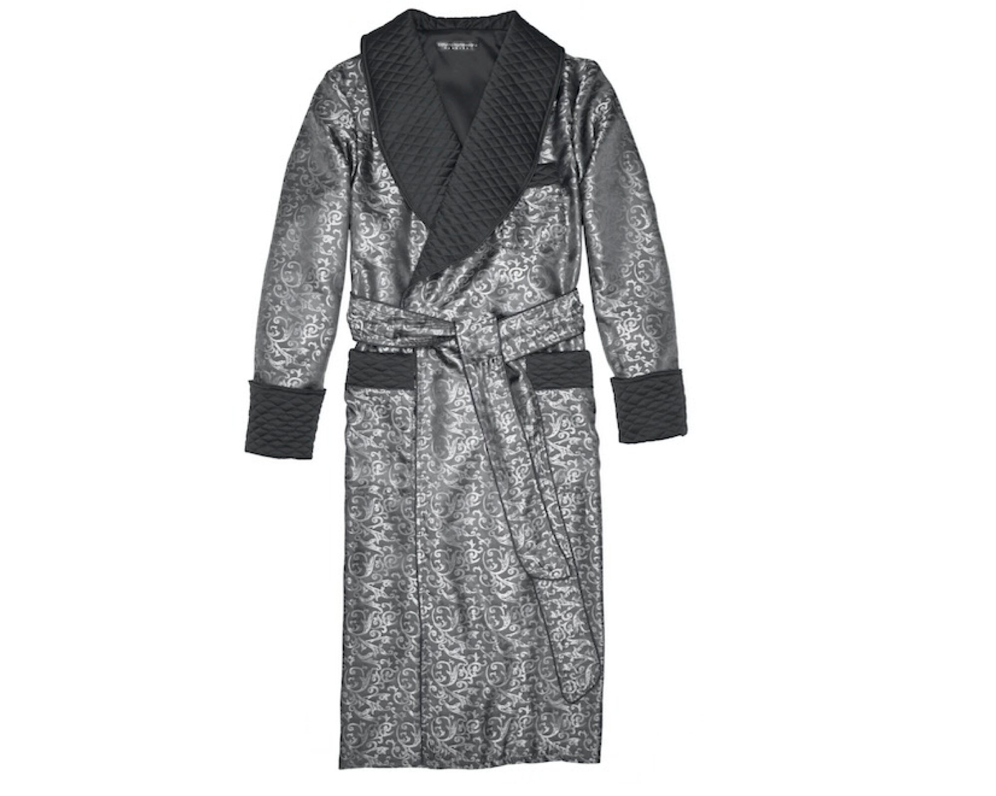 paisley silk robe