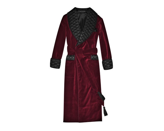 long velvet robe