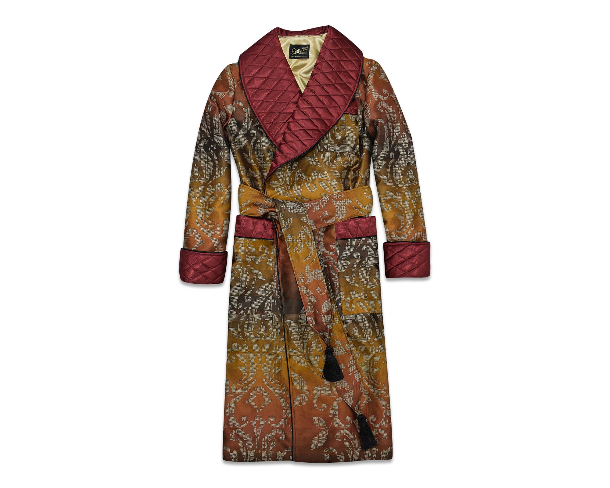 mens dressing gown with initials