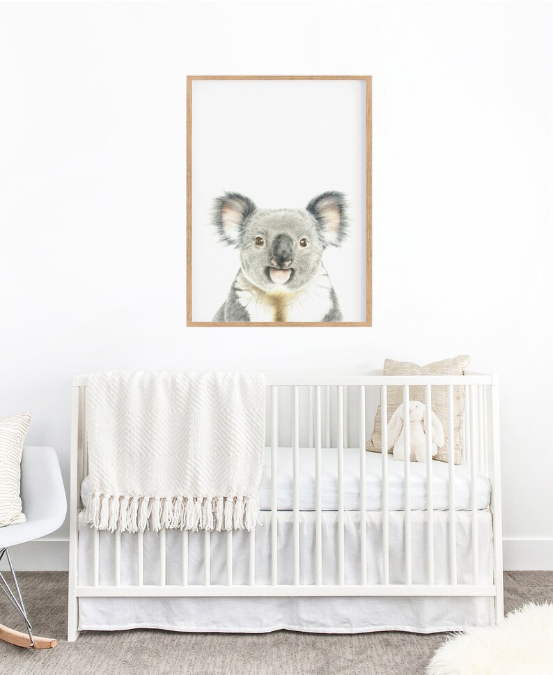 Set of 3 Nursery Prints Animal Nursery Wall Decor Koala Etsy
